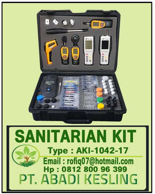 Sanitarian Kit Rekomendasi Kemenkes AKI-1042-17