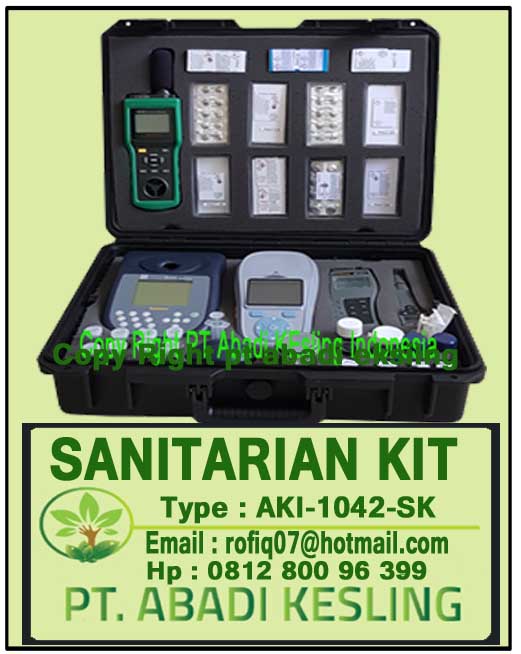 Reagent Sanitarian Kit dan Kesling Kit Parameter Kimia Air